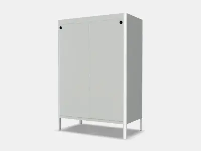 IDASEN Cabinet with doors and drawers Low-poly 3D model