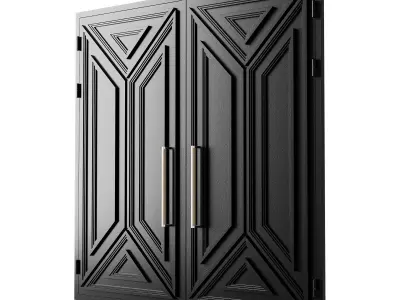 Gate black loft 07 3D model