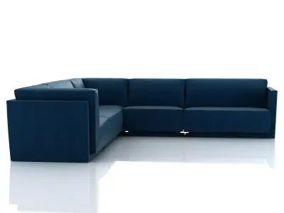Doutzen set person sectional sofa 3D model
