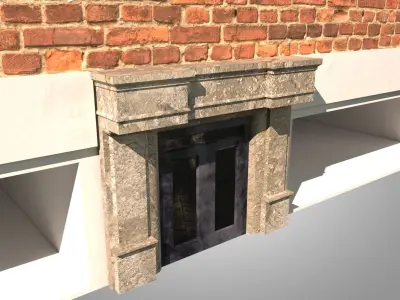 Building Free low-poly 3D model