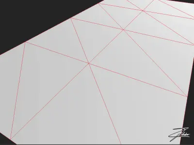 Stone paving 2 Low-poly 3D model