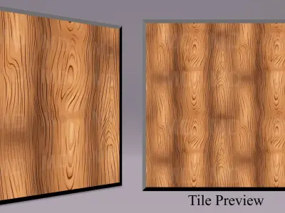 Cartoon Wood Textures Pack 40 - 10x PNG  Texture