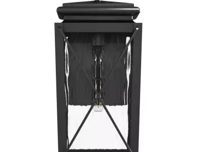 Wakeford  Textured Black Wall Lantern Progress Lighting 3D model