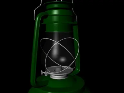 Nurbs Model  Lamp Low-poly 3D model