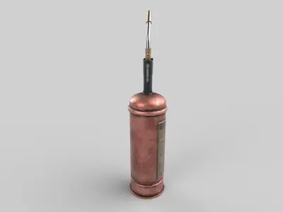 fire extinguisher Low-poly 3D model 48
