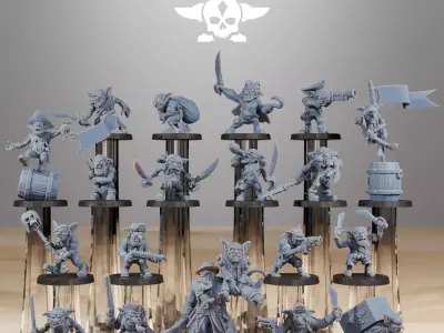 Gobs Pirates 3D print model