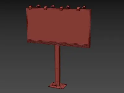 Billboard 3D model