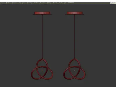 Tazia LED Mini Pendant Light Low-poly 3D model