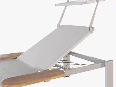 Outdoor lounger 3D model