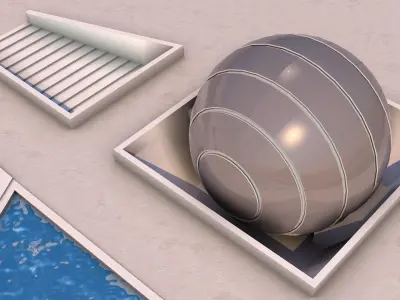 0053 - Egypt - Alexandria Library 3D model