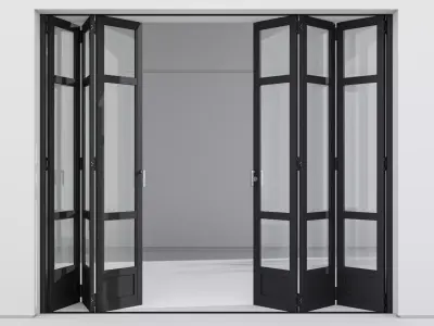Aluminium door 297 3D model