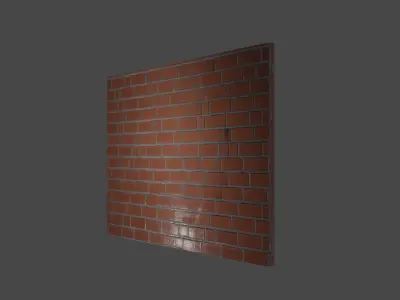 wall 3D square frame 3D model