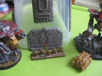 Small sci-fi door for small scale wargames 3D print model