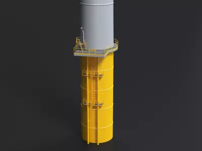 Gen Wind Turbine 3D model