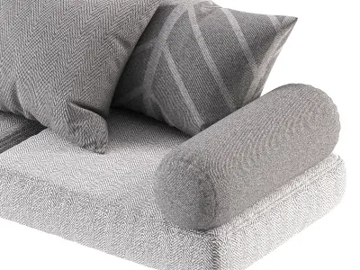 Seat Pillow Set 03 3D model