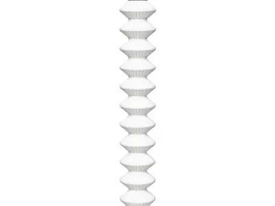 Outdoor designer lamp Milano by Tubes Radiatori 3D model