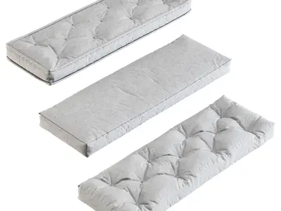 Seat Pillows Set 1  3D model