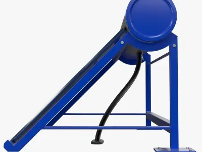 Solar Heater 1 3D model