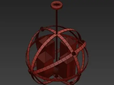 podvesnoy svetilnik hammerton studio gem gallery 3D model