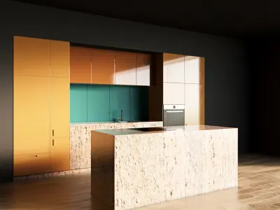 57-Kitchen9 glossy 5 3D model