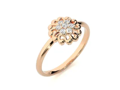 Women ring 3D print model 82