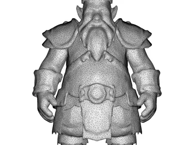 Forgefolk Guardians - High-Poly Dwarf and Gnome Character Pack 5 3D print model