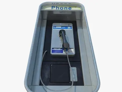 Public phone 3D model