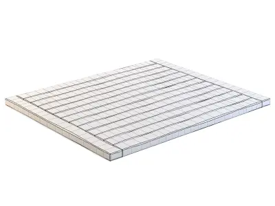 Old Wooden Floor 3D model