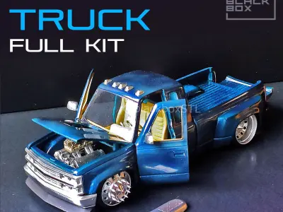 TOONED TRUCK FULL MODELKIT 3D print model