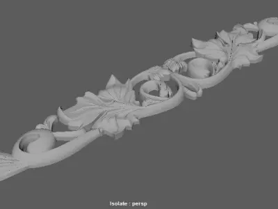 dekor ornament 3D model 163