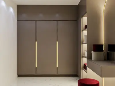 Dressing Room modern01 3D model Free 3D model