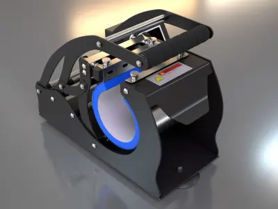  Mug Printing Heat Press Machine - Model - ST-130 3D model