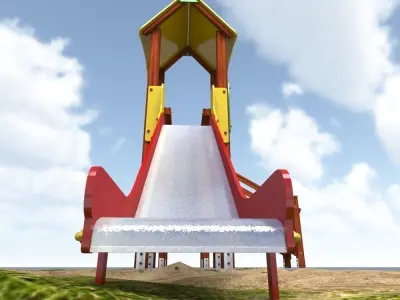 Playground house 3D model