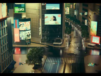 Tokyo Shibuya crossing  3D model