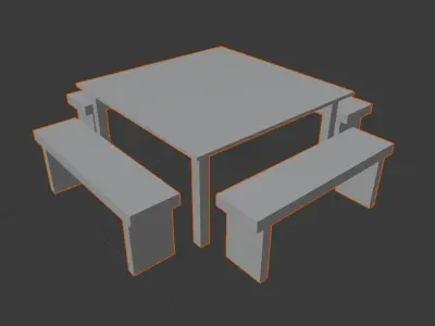 Apartment buildign with glass Free 3D model
