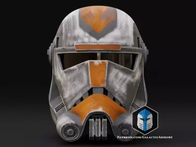 Bad Batch Hunter Helmet 3D print model