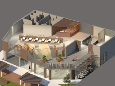 MAKT Community Centre 3D model