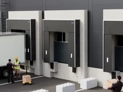 Hoermann Loading Gate 3D model