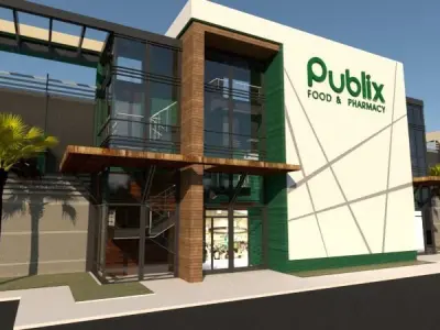 Contemporary Publix Design 3D model