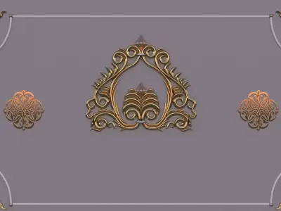 door and wall 3D model