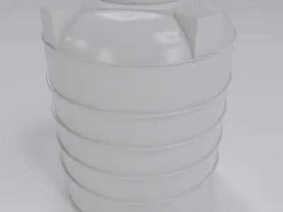 Water Tank Indian 500 Ltr 3D model