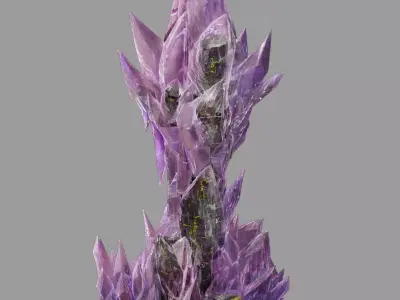 Battlestar - Icefield - Frosty Tower 01 3D model