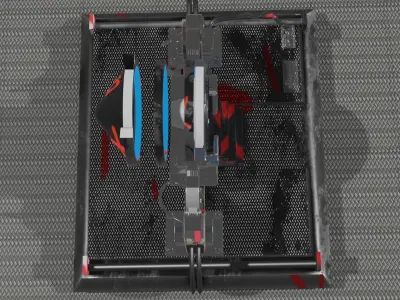 a scifi magic portal 3D model