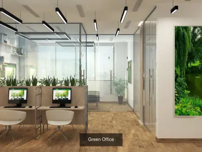 Commercial Interior Design 3D Model Pack