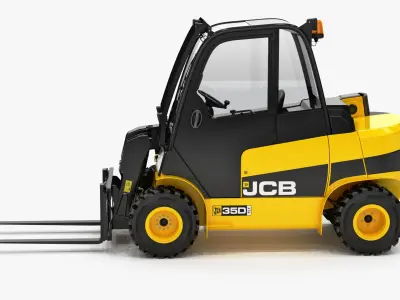  JCB Teletruk TLT 35D Rigged 