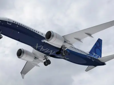  Boeing 737-8 MAX with Animation 