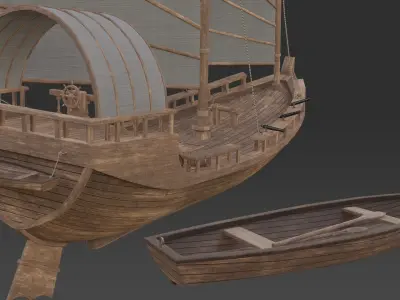 Chinese Ship 3D model