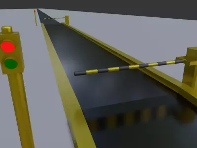 Truck Scale Low-poly 3D model