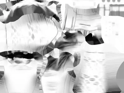 Brown Leather Jacket With Scarf Low-poly 3D model