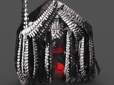 Dark Spine Cathedral 2 3D model